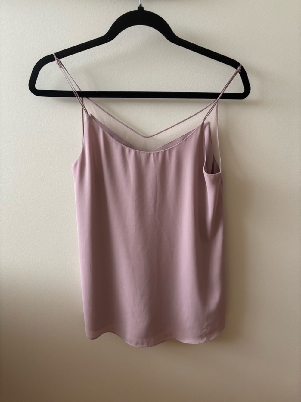 Babaton Mauve Double-Strap Satin Cami Top